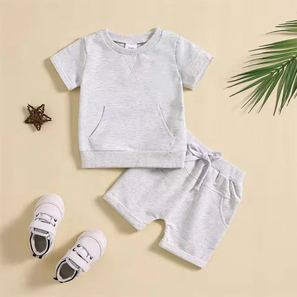 Kids Summer T-Shirt & Shorts Co-Ord Set – Cool & Comfortable