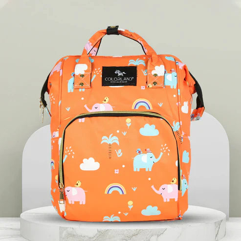 Stylish Baby Diaper Backpack – Large Capacity with Insulated Bottle Pockets