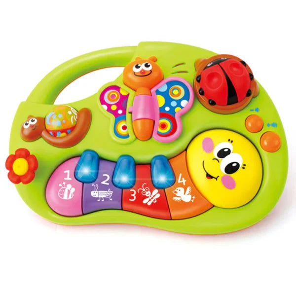 Smiley Face Musical Keyboard Toy – Interactive Learning Toy for Babies