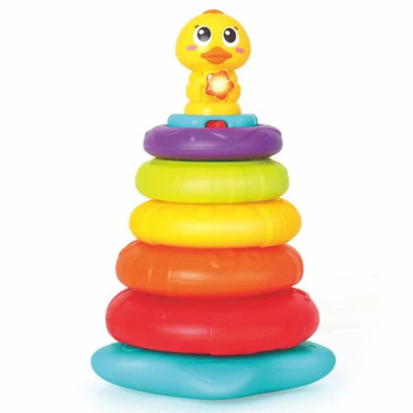 Rainbow Duck Stacking Toy – Colorful Learning Toy for Babies & Toddlers