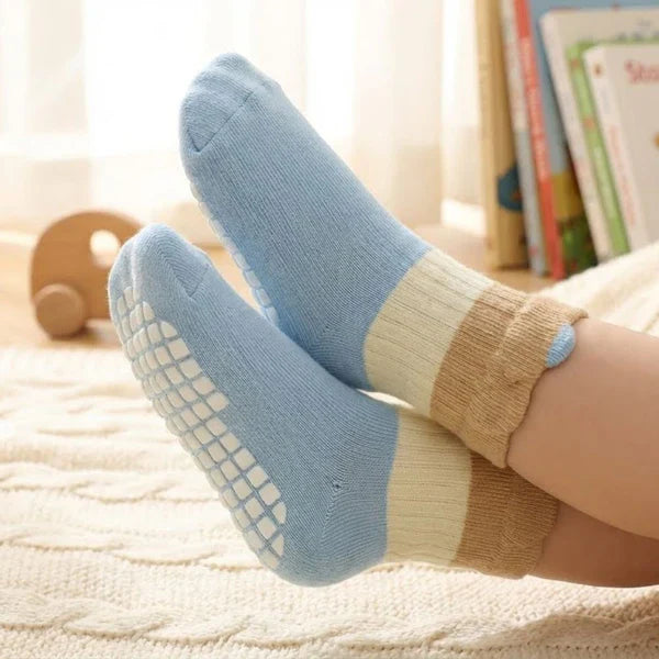 Baby Anti-Skid Socks – Soft Cotton Safety Socks