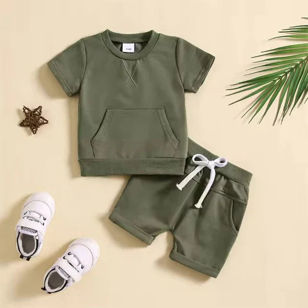 Kids Summer T-Shirt & Shorts Co-Ord Set – Cool & Comfortable