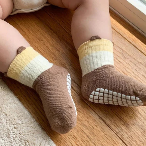 Baby Anti-Skid Socks – Soft Cotton Safety Socks
