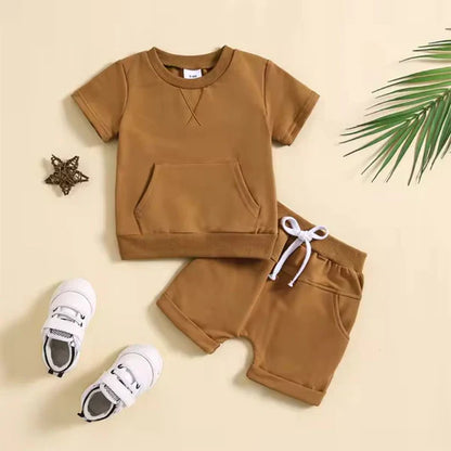 Kids Summer T-Shirt & Shorts Co-Ord Set – Cool & Comfortable