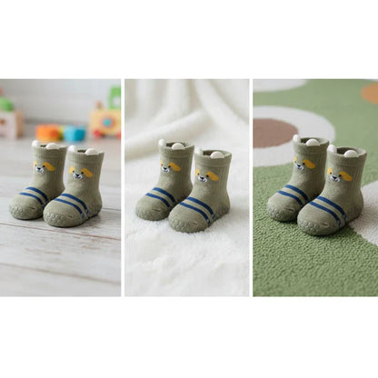 Baby Non-Slip Socks – Anti-Skid Cotton Socks for Infants & Toddlers
