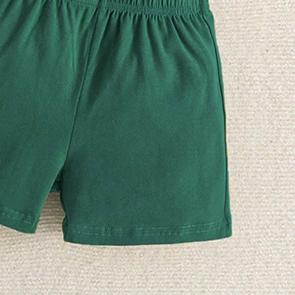 Boys Short Sleeve Cotton T-Shirt & Shorts Set (Age 3–4 Years)