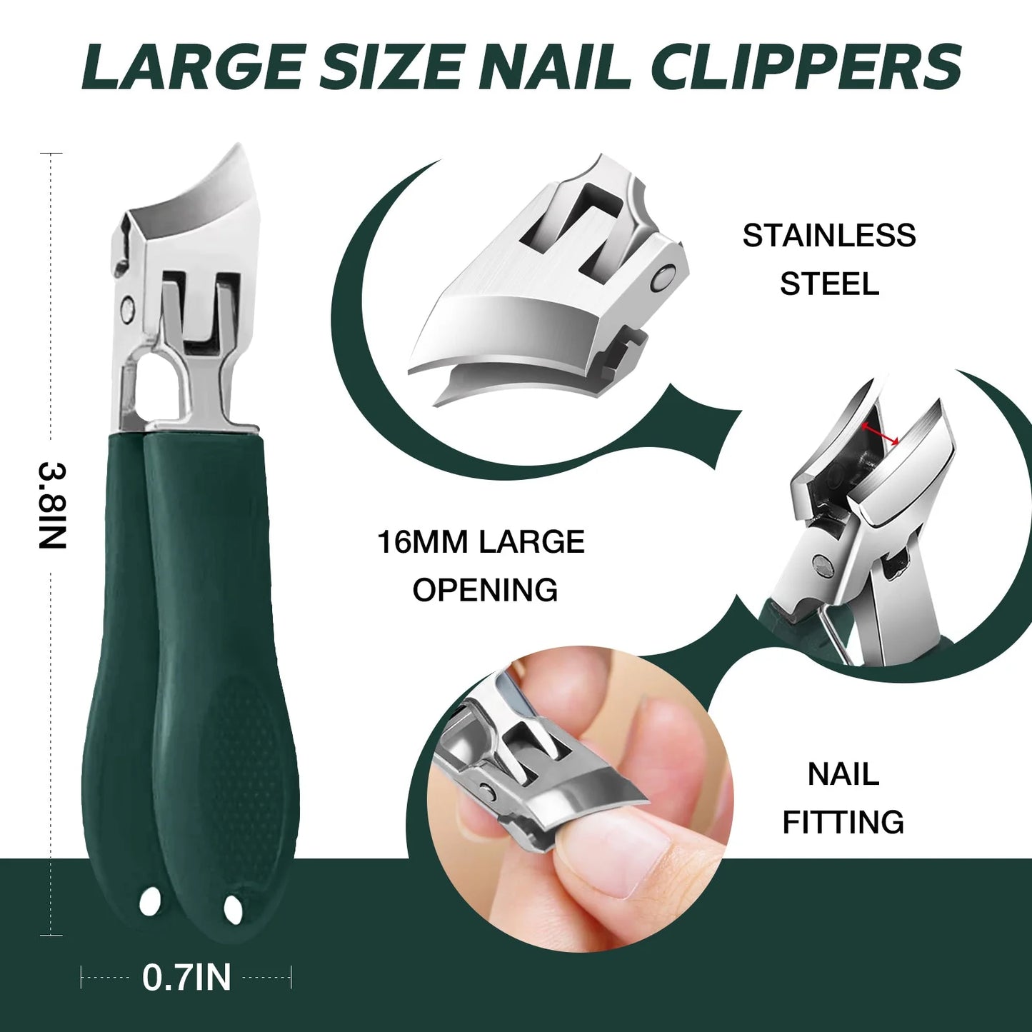 Slanted Nail Clippers – Achieve a Flawless Cut with Ease